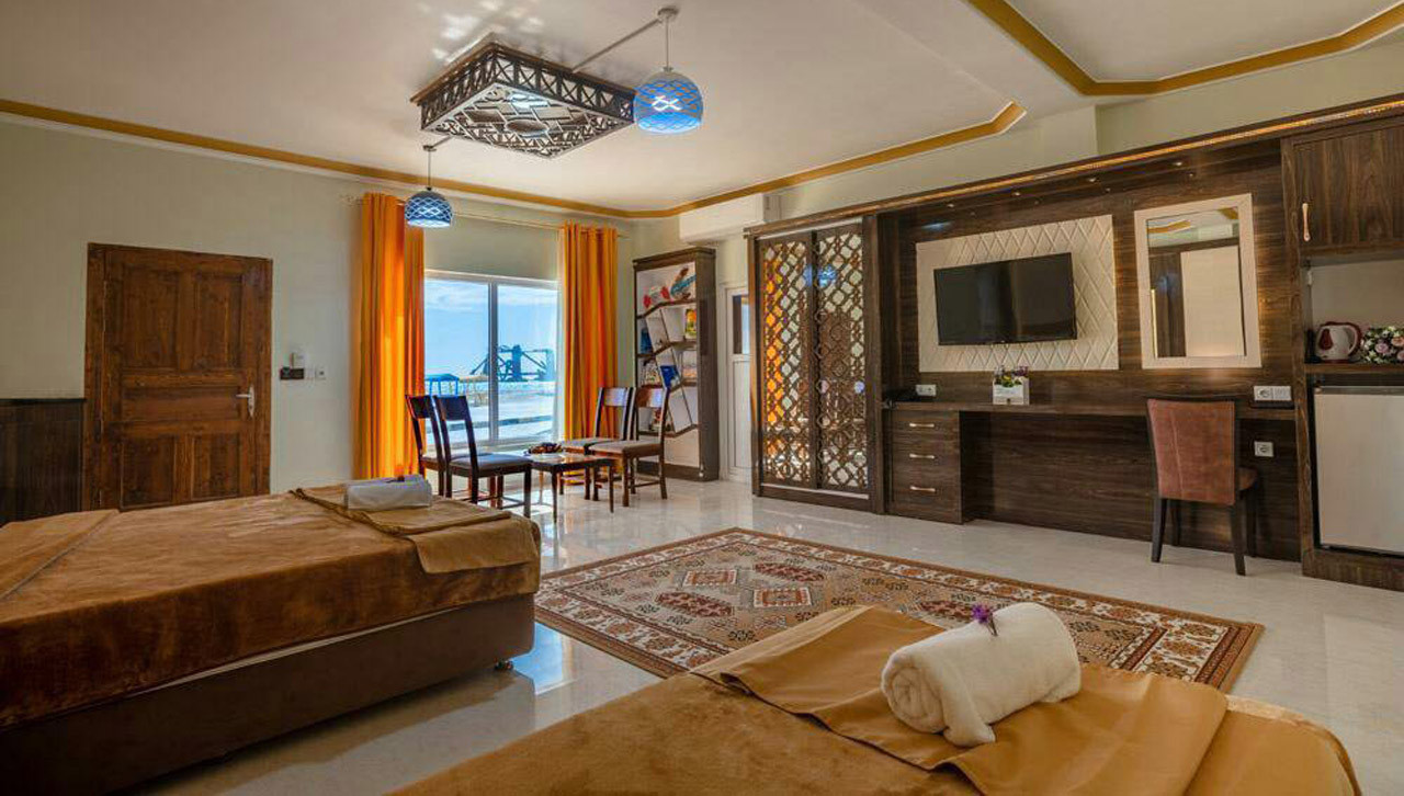 اتاقی در هتل ساحل طلایی قشم