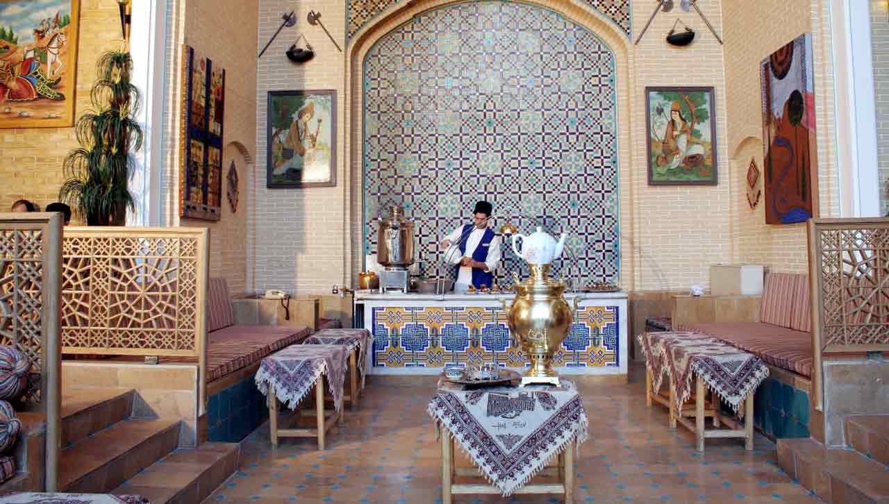 چای خانه سنتی هتل عباسی اصفهان