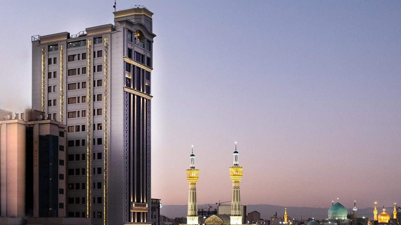نمای بیرونی هتل رز درویشی مشهد