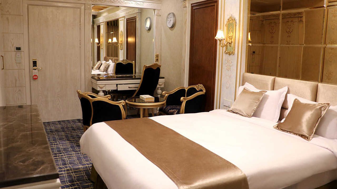 اتاق دو تخته رضوان هتل رز درویشی مشهد