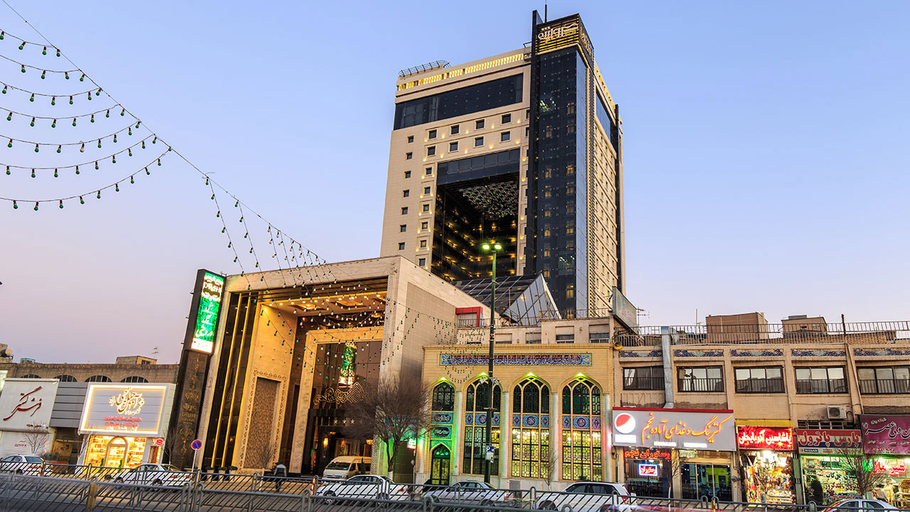 نمای بیرونی هتل درویشی مشهد