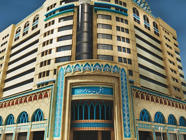 نمای بیرونی  هتل مدینه الرضا مشهد