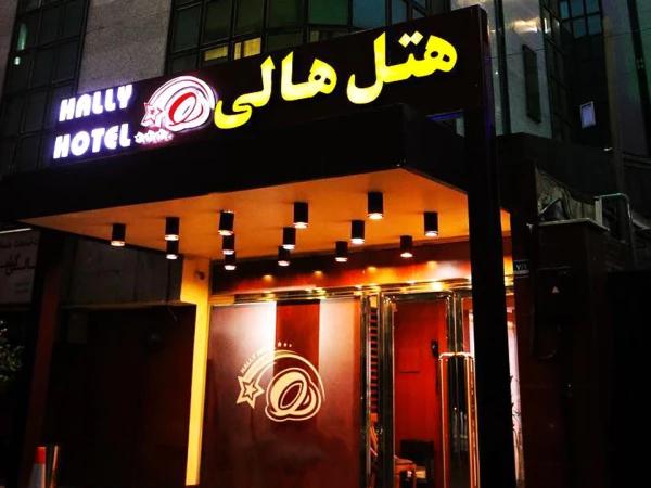 نمای بیرونی هتل هالی تهران نمای بیرونی هتل هالی تهران
