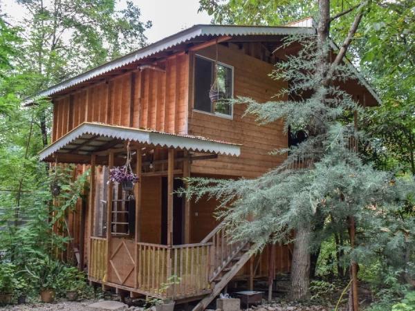 کلبه چوبی دوبلکس سامان ماسال کلبه چوبی دوبلکس سامان ماسال