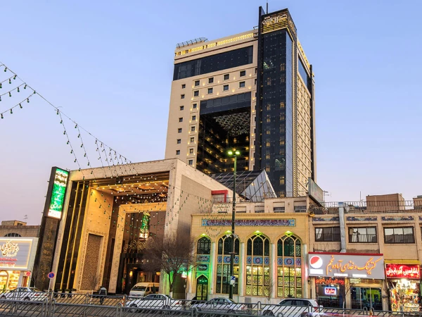 نمای بیرونی  هتل مجلل درویشی مشهد